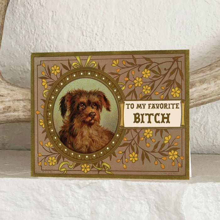 To My Favorite Bitch Card