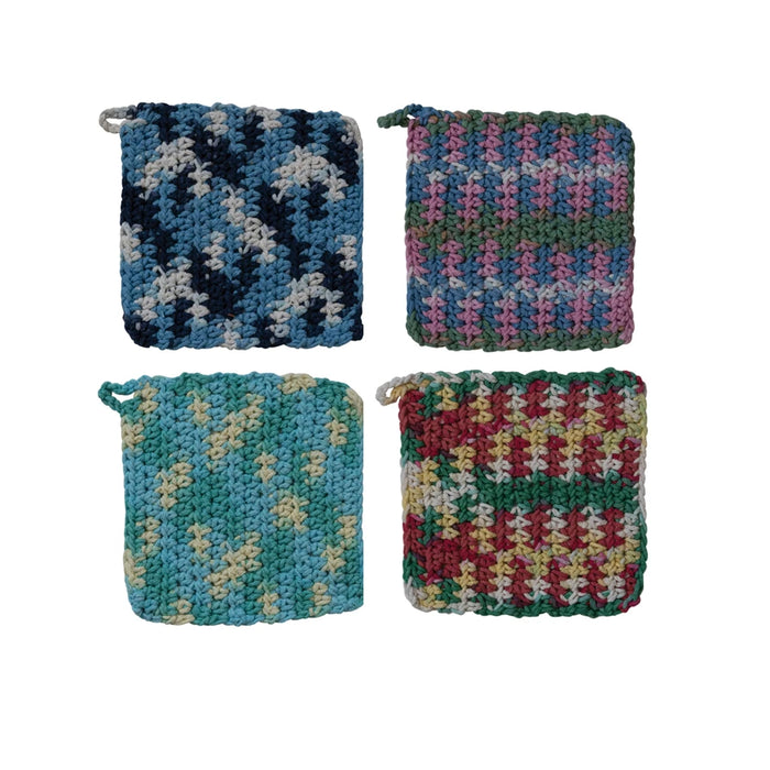 Multicolor Crochet Pot Holder
