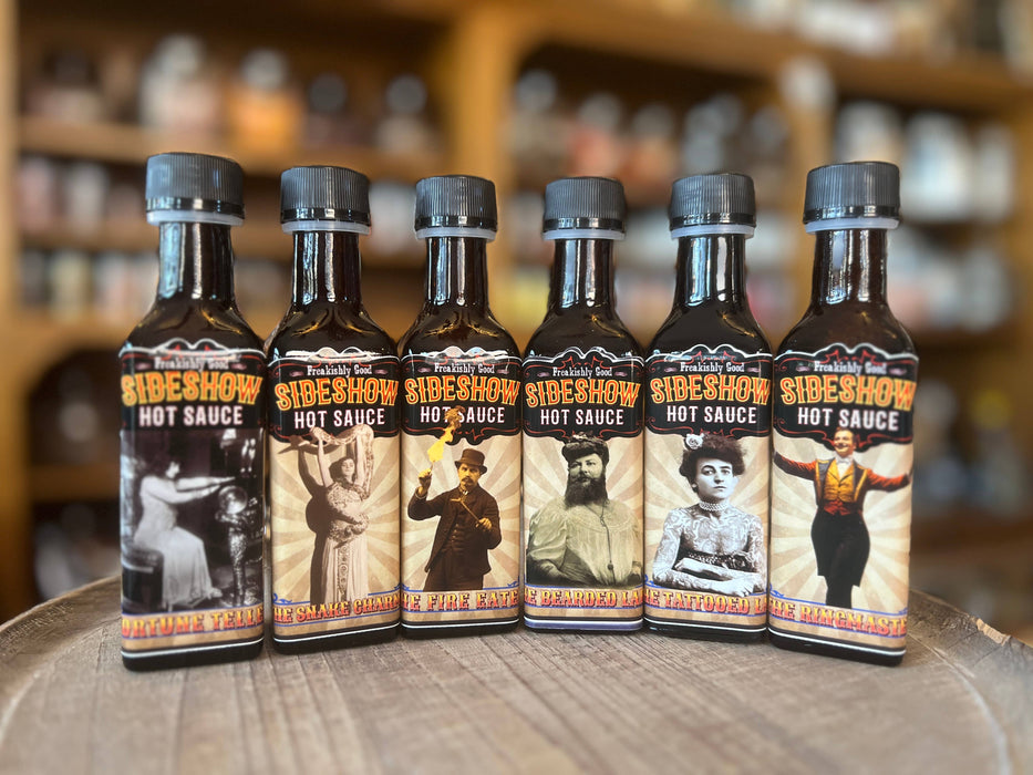 Sideshow Hot Sauce © "The Tattooed Lady" Circus Coconut-Lime