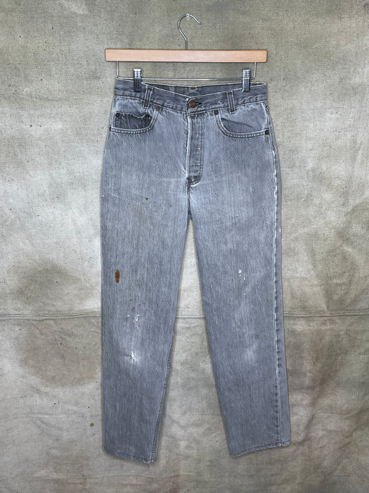 Vintage Levi’s Dark Grey Wash Denim Jeans W27”