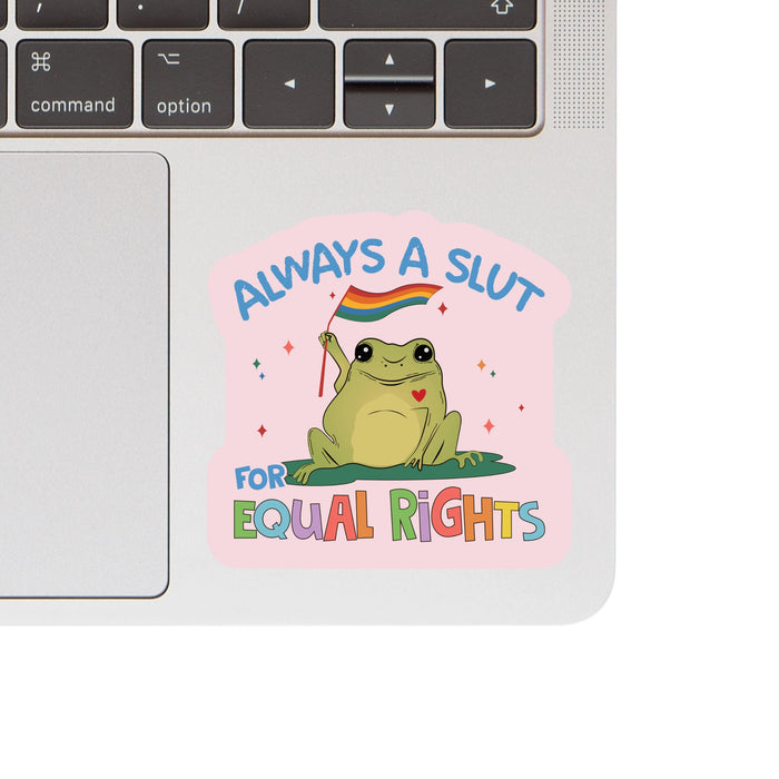 Equal Rights Frog Sticker