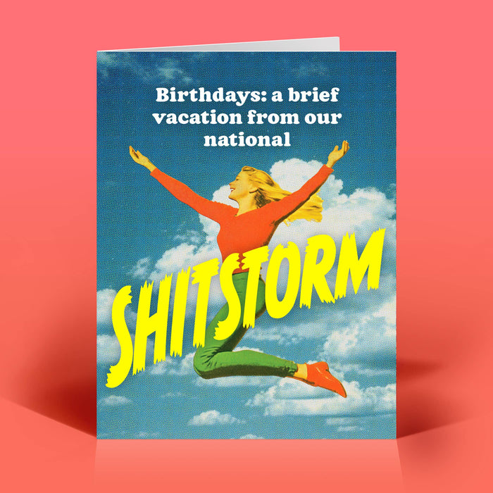 Shitstorm Birthday Card