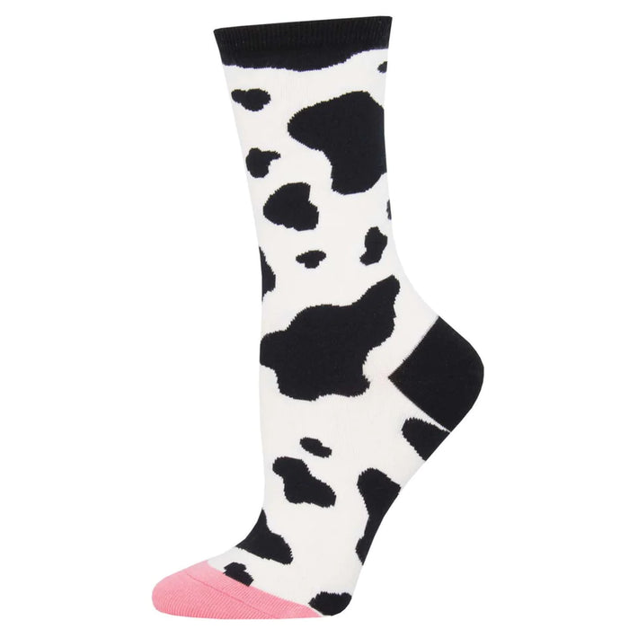 Mooo! Cow Print Socks