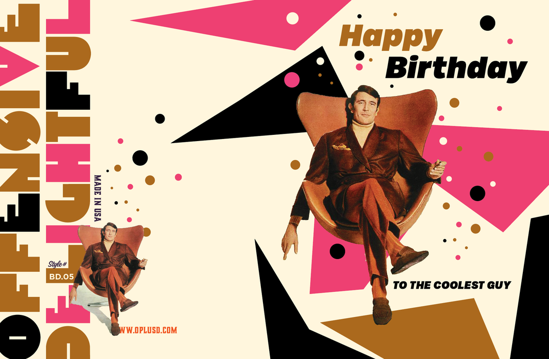 Cool Man Birthday Card