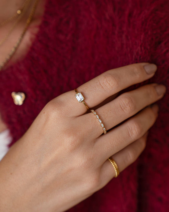 Baguette Bezel Ring