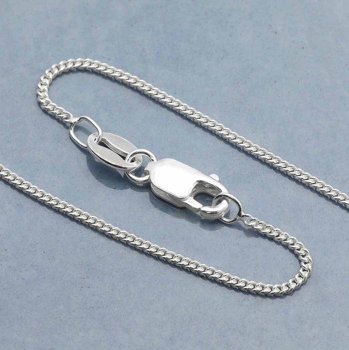 Sterling Silver Delicate Curb Chain