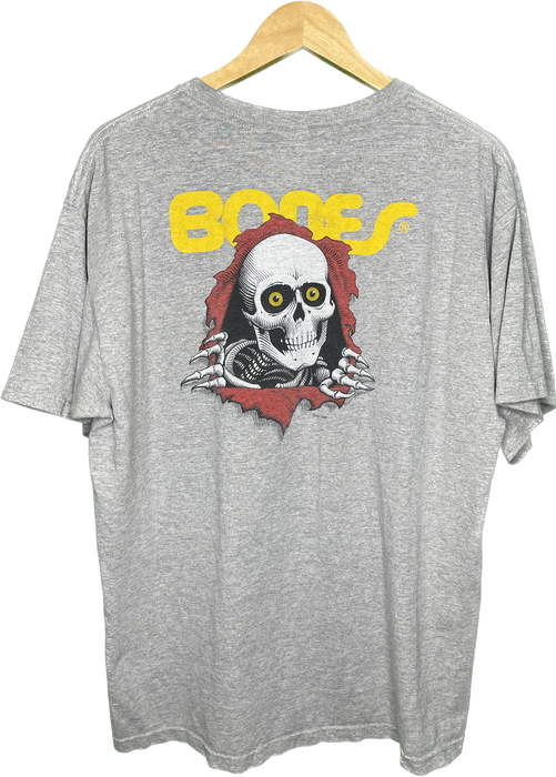 L/XL Bones Ripper Powell Peralta Skateboard Y2K T-Shirt — Blackwater