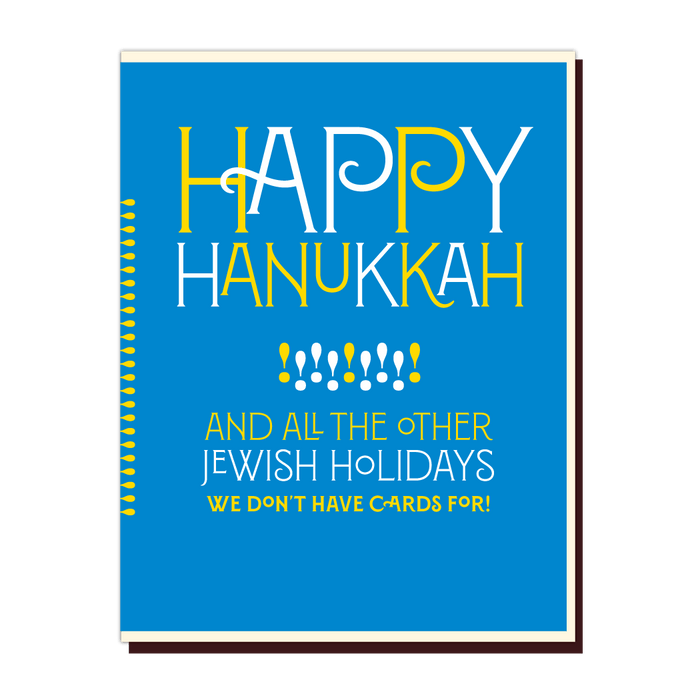 All the Jewish Hanukkah Card