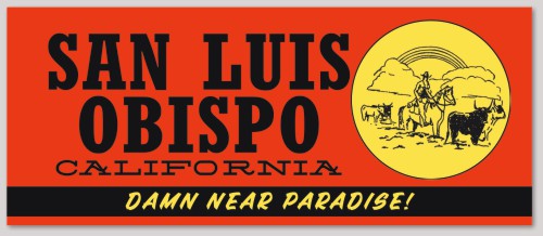 San Luis Obispo Bumper Sticker