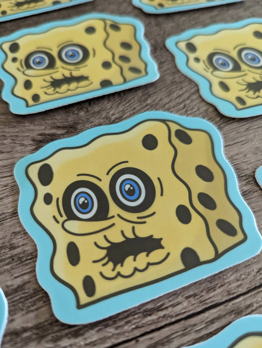 Water! - Cute Funny Spongebob Squarepants Vinyl Sticker