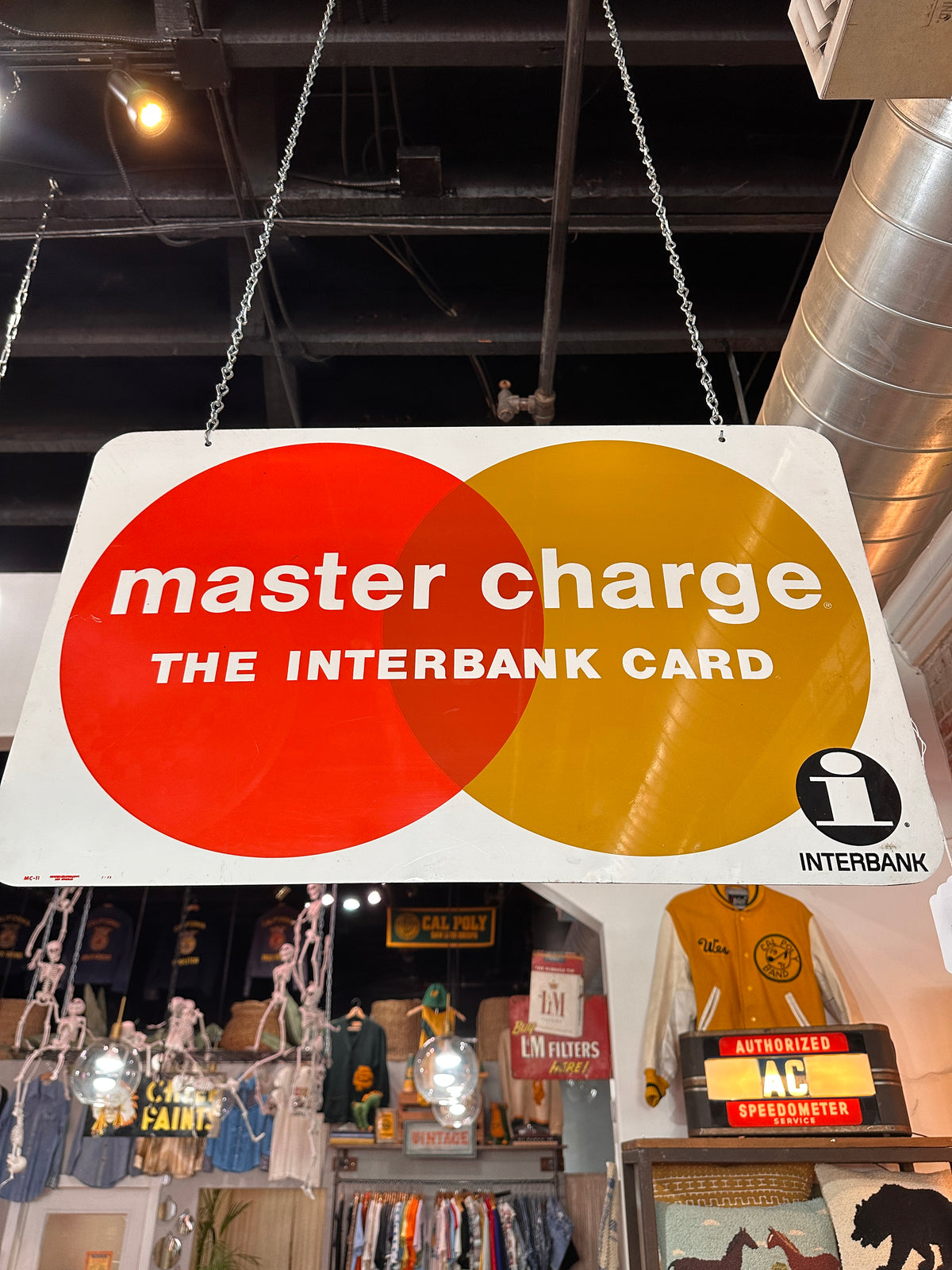 Master Charge Card Sign / 看板 【公式通販】