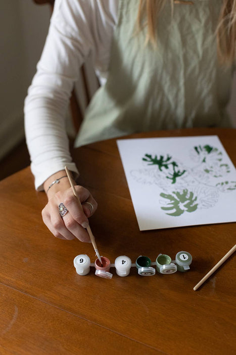 Peony Blossoms Paint-By-Numbers kit