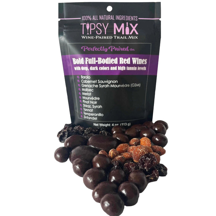 Wine-Paired Trail Mix: Full Bodied Red Wines