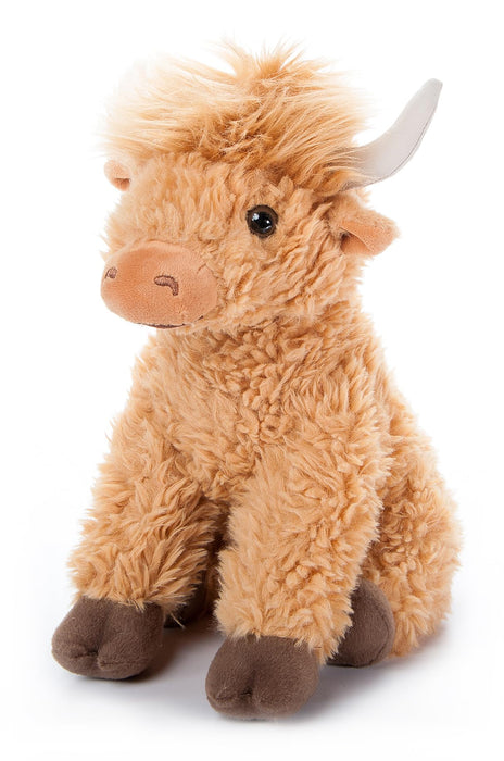 12" (28cm) Highland Cow Blonde Farm Stuffy