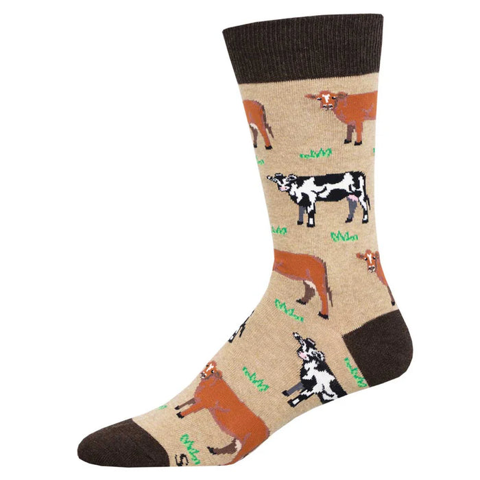 Moove Over Cow Socks