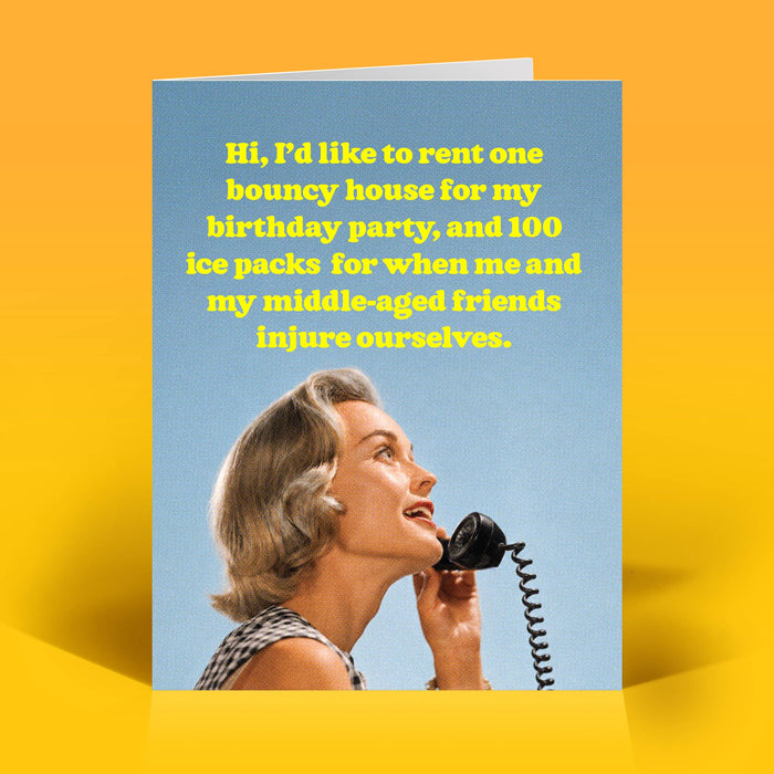 BOUNCY HOUSE Card