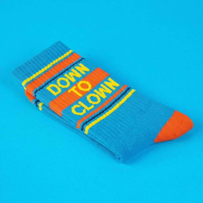 Down To Clown Gym Crew Socks