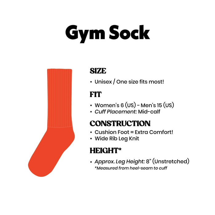 Allergic To Bullshit Gym Crew Socks