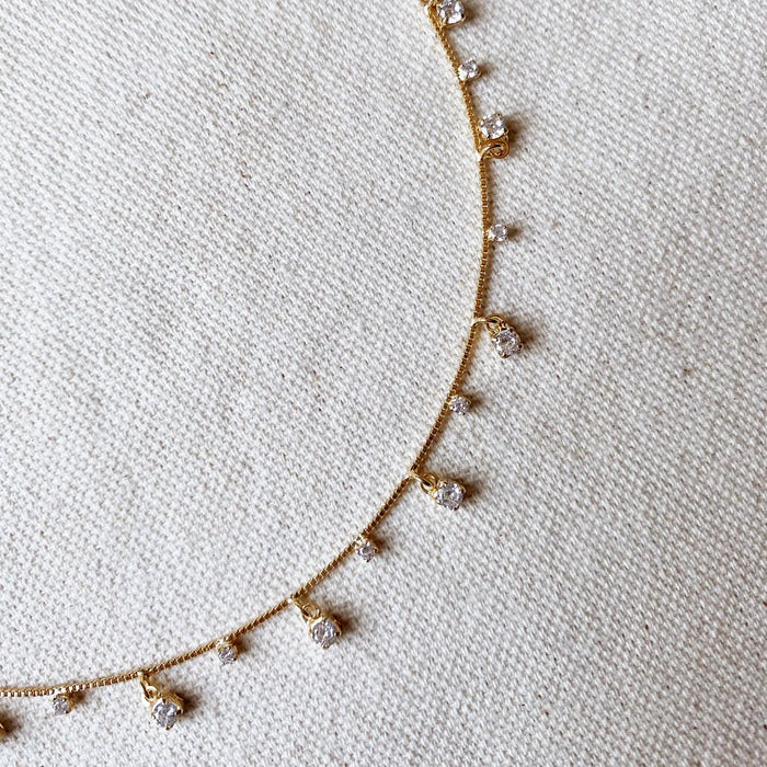 Gold Filled Sparkles Necklace