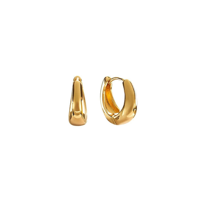 18K Gold 16mm Zenith Hoops