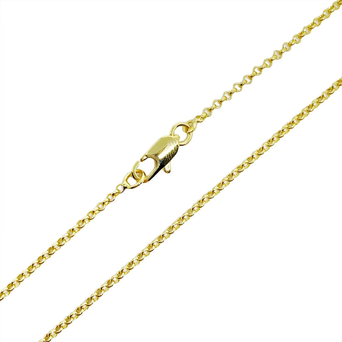 18K Gold Filled Rolo Chain