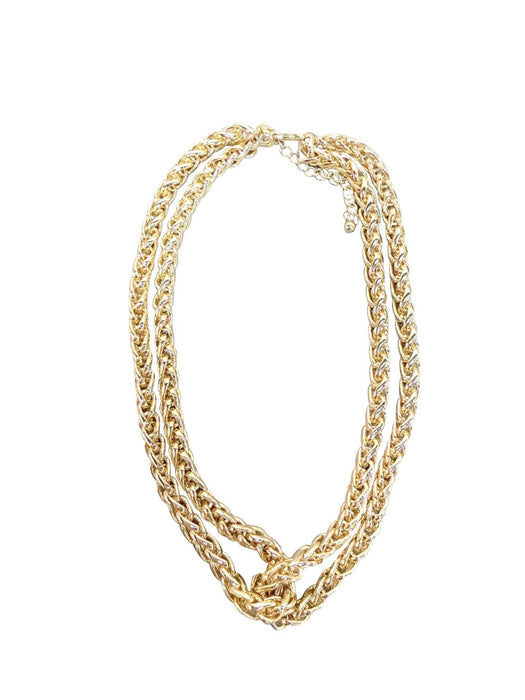Genevive Gold Chain Link Necklace