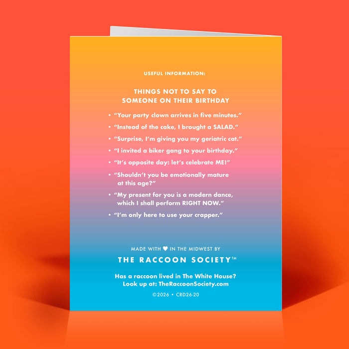 By the Balls Birthday Card