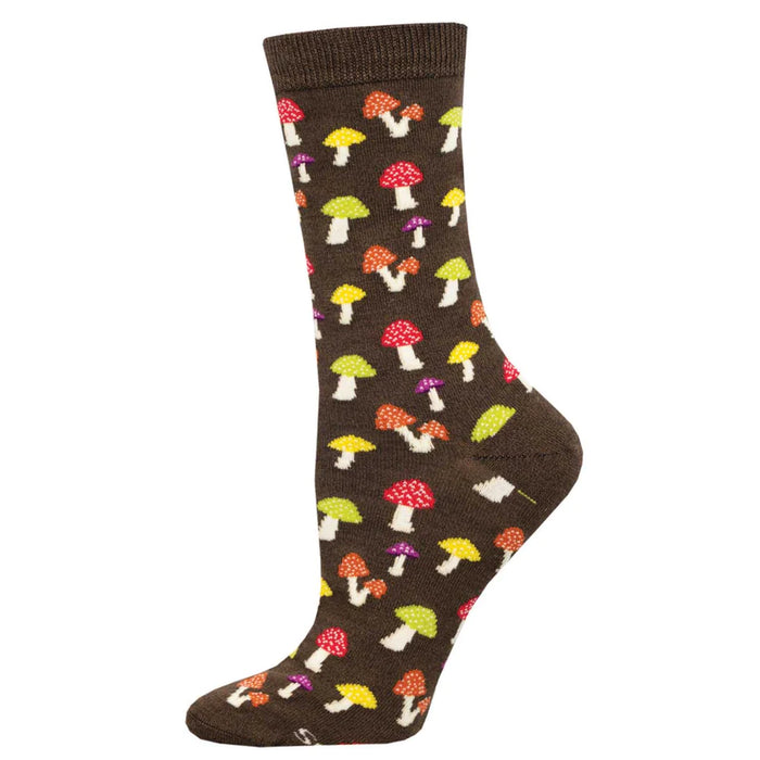 Colorful Caps Mushrooms Socks