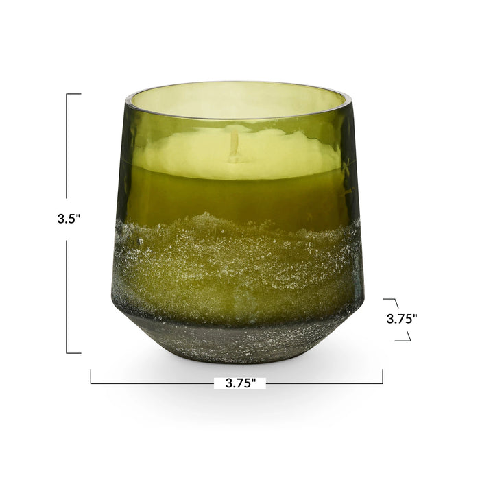 Baltic Glass Candle - Balsam + Cedar