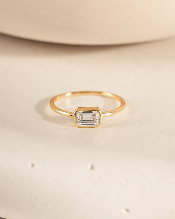 Baguette Bezel Ring