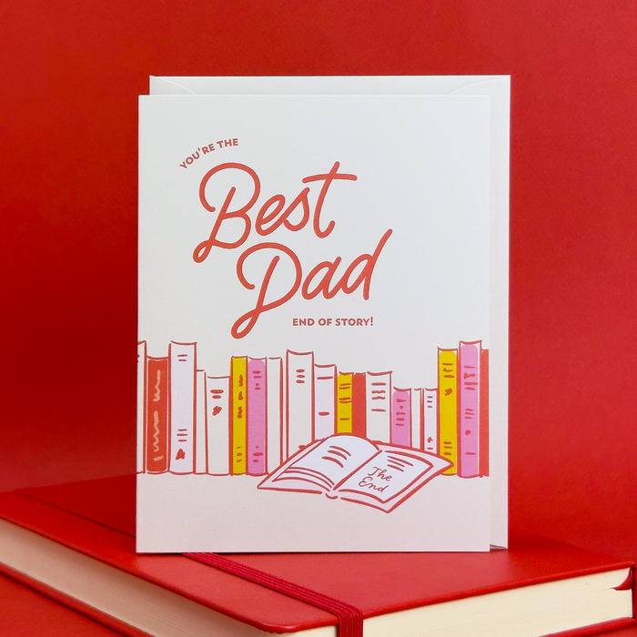 Best Dad | Book Lover Father's Day Card