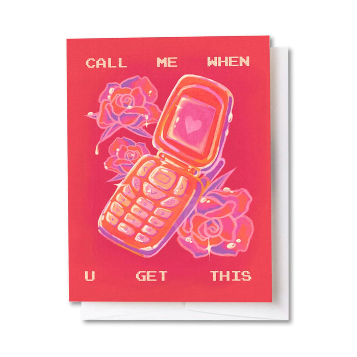 Call Me Roses Card