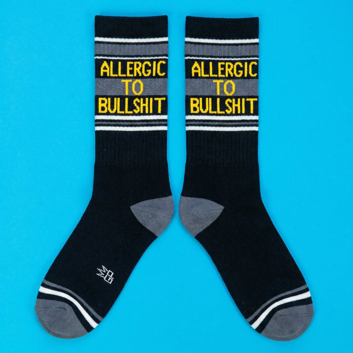Allergic To Bullshit Gym Crew Socks