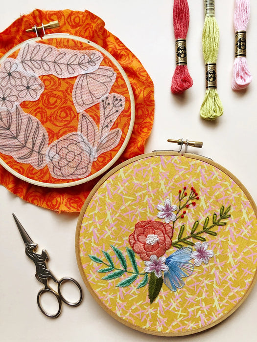 DIY Embroidery Pattern - Floral Designs