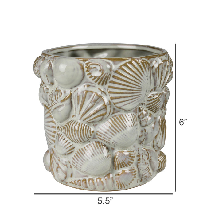 Shell Cachepot