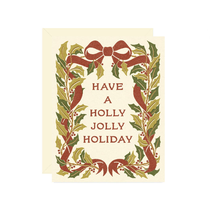 Holly Jolly Holiday Card