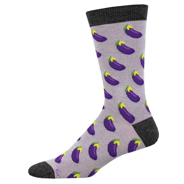 Eggplant Socks