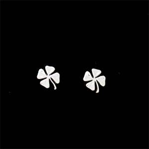 Sterling Silver Clover Stud Earring