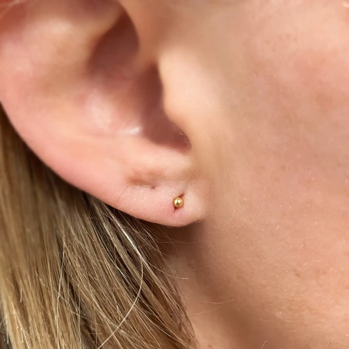 Ball Stud Earrings Blackwater