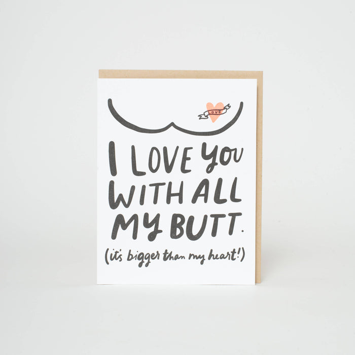 Funny Butts Love Card