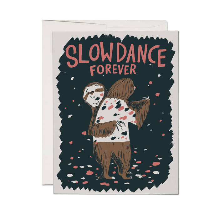 Slow Dance Sloths greeting card