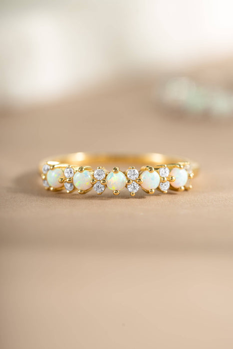 Opal Stephanie Stacking Ring
