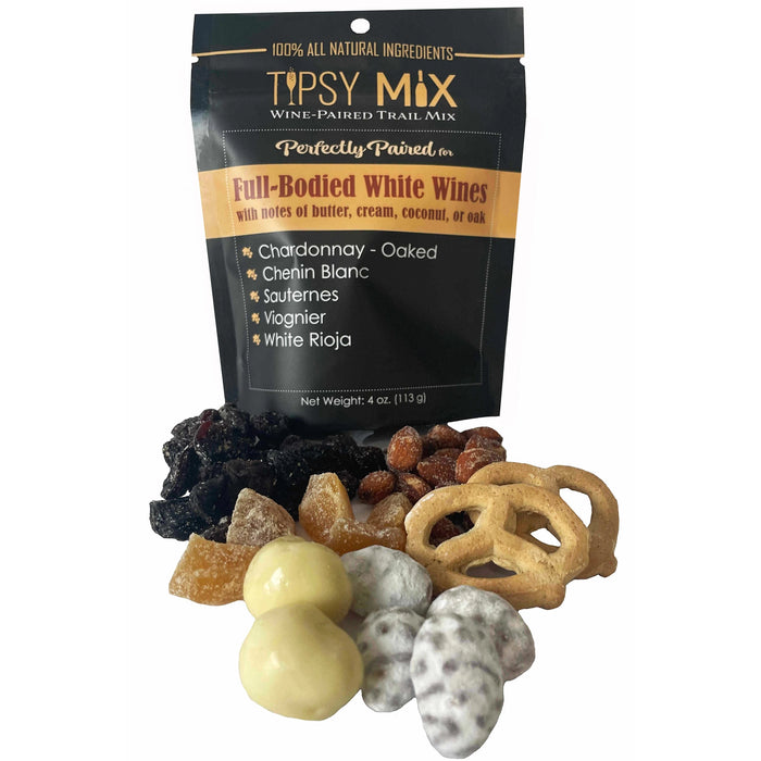 Wine-Paired Trail Mix: Full Bodied White Wines