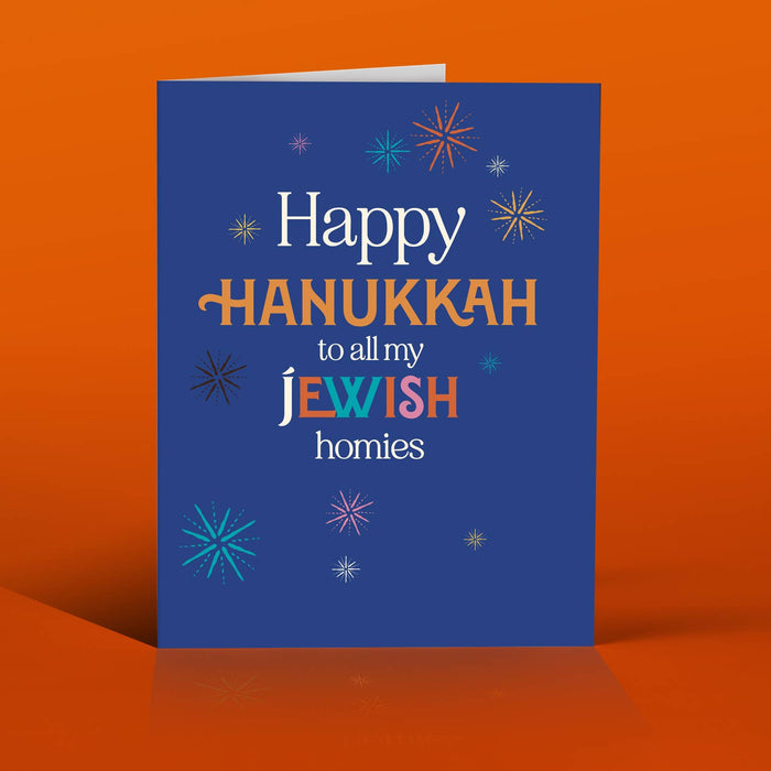 JEWISH HOMIES hanukkah holiday card