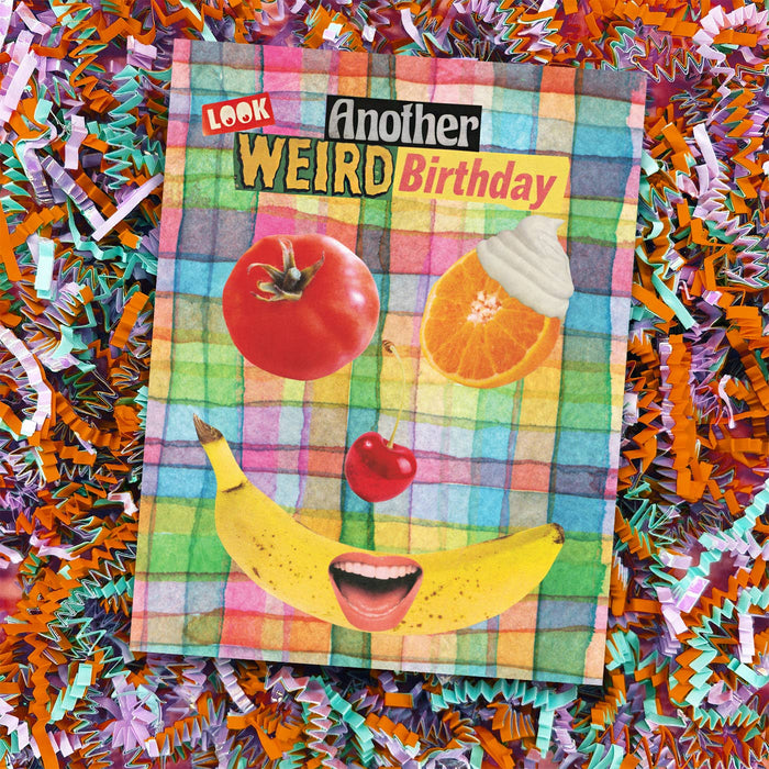 Weird Birthday Card – Surreal Collage Greeting