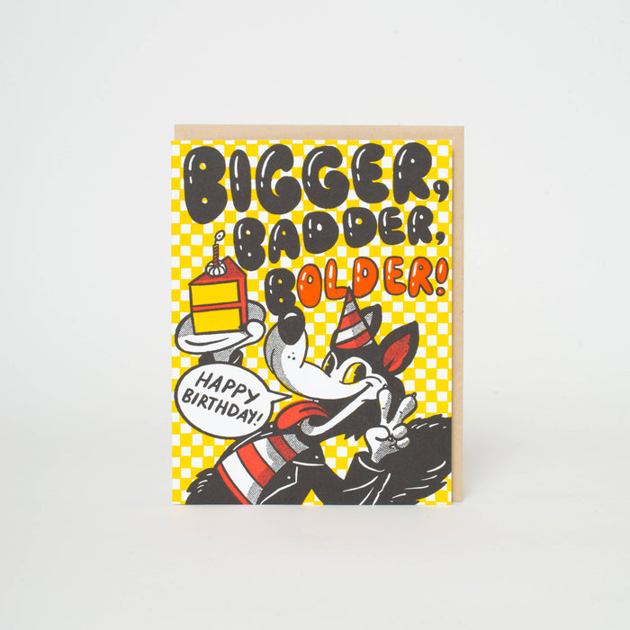 Bad Wolf Birthday Card