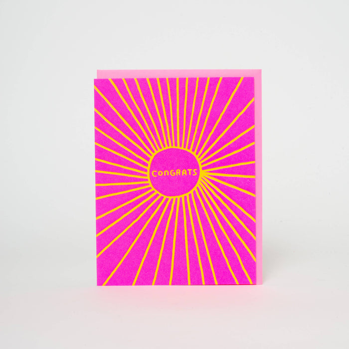 Sunbeam Congratulations Card