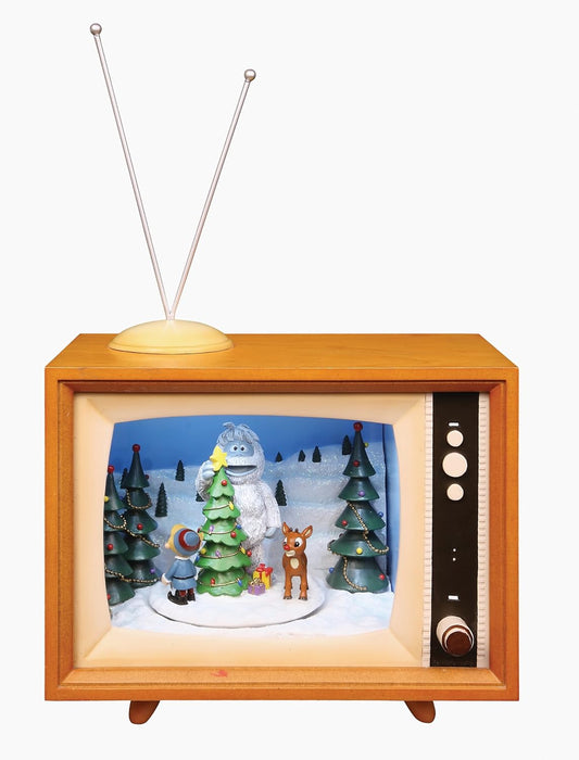 6.75" Lighted Musical TV - Rudolph + Friends