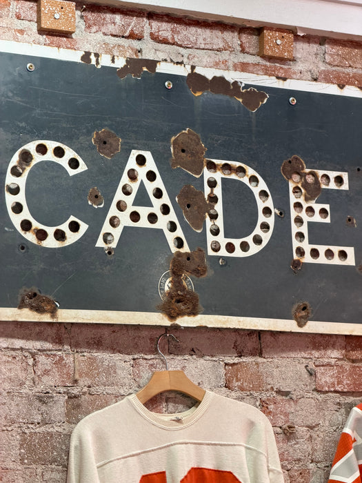 Vintage Atascadero Metal Street Sign