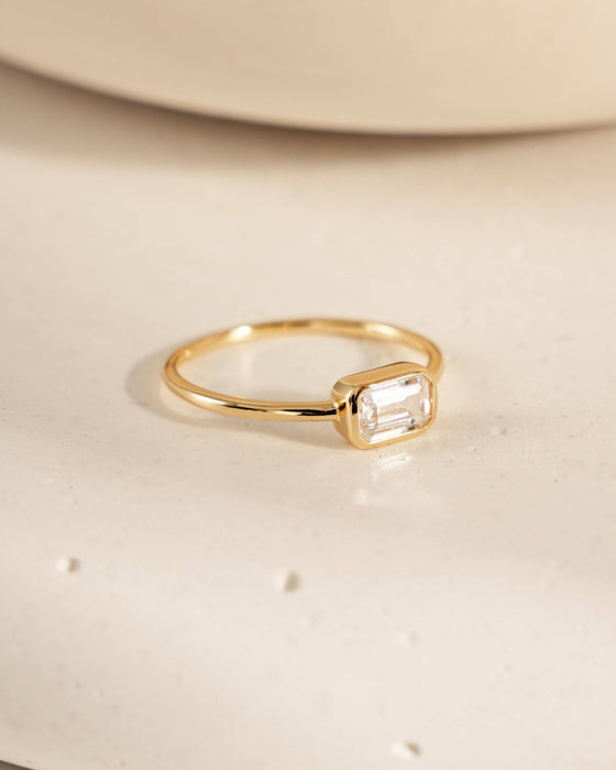 Baguette Bezel Ring